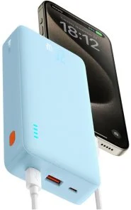 Фото: Батарея універсальна Baseus Airpow 20000mAh 20W Blue (P10022804313-00) № 3 | KTC