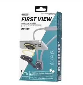 Фото: Універсальний тримач Remax First perspective neck magnetic phone holder RM-C56 Grey (6954851236818) № 2 | KTC