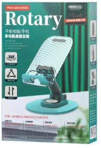 Фото: Універсальний тримач Remax Monbye Series Multifunctional Desktop Rotary Holder RM-C32 Black (6954851209607) № 2 | KTC