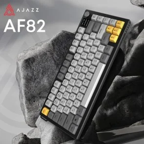 Фото: Клавіатура Ajazz AF82 WL/BT/USB White/Blue (AF82-BW) № 6 | KTC