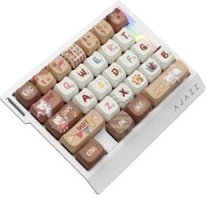 Фото: Клавіатура Ajazz AK029 Meow Magnetic Switch USB Beige (AK029-M-Y) № 5 | KTC