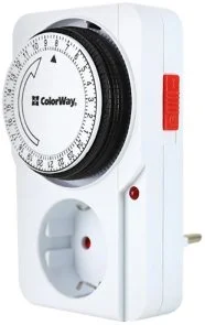 Фото: Таймер-розетка ColorWay CW-STM01-24H White № 2 | KTC