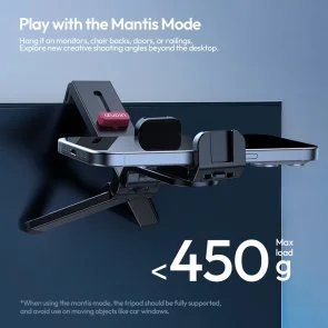 Фото: Універсальний тримач Ulanzi MA89 MagLock Phone Holder Tripod Black (T169) № 6 | KTC