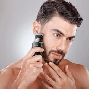 Фото: Машинка для стрижки Hoco HP23 Diamond engraving electric hair clipper Black (6942007623773) № 6 | KTC