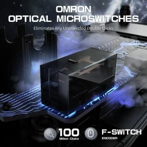 Фото: Миша Attack Shark R2 WL/BT/USB Black (R2B_AS) № 14 | KTC