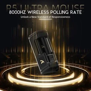 Фото: Миша Attack Shark R5 Ultra WL/BT/USB Black (R5ULTRAB_AS) № 6 | KTC