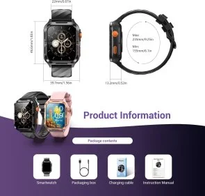 Фото: Смарт годинник Blackview W10 Pro Black (6931548328148) № 5 | KTC