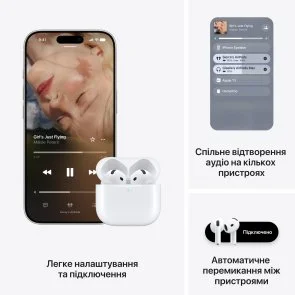 Фото: Навушники Apple AirPods 5gen White (MKFW4) № 6 | KTC