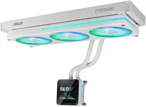 Фото: Система рідинного охолодження ASUS Prime SLC II 360 ARGB LCD White (90RC01W2-B0EAY0) № 5 | KTC