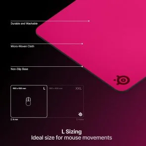 Фото: Килимок SteelSeries QcK Heavy Large Magenta (63479) № 3 | KTC