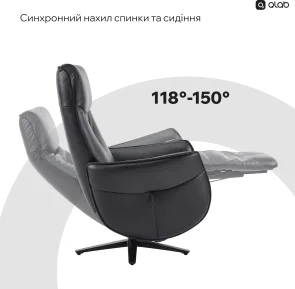 Фото: Крісло Qlab RC300B Black № 10 | KTC