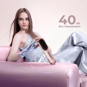 Фото: Щітка-випрямляч Dreame Sleek Cherry Pink (AA02B-CHP) № 9 | KTC
