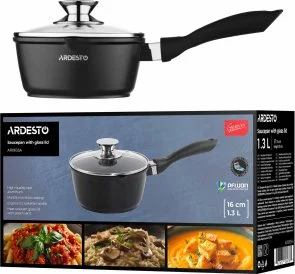 Фото: Ківш Ardesto Gemini Lazio 1.3L Black (AR1913SA) № 8 | KTC