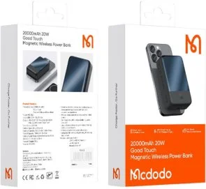Фото: Батарея універсальна McDoDo MC-5021 Magnetic 20000mAh 20W Black № 6 | KTC