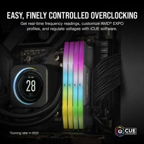 Фото: Оперативна пам’ять Corsair Vengeance RGB Gray DDR5 2x32GB (CMH64GX5M2D6000Z40) № 5 | KTC