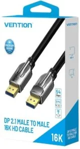 Фото: Кабель Vention v2.1 16K 30Hz DP / DP 5m Black (HGABJ) № 4 | KTC