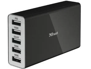 Фото: Універсальний зарядний пристрій Trust Wall charger 5xUSB № 3 | KTC