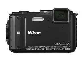 Фото: Цифрова фотокамера Nikon Coolpix AW130 чорна № 3 | KTC