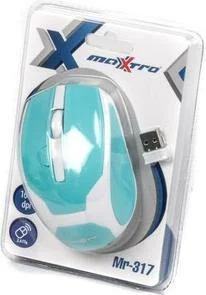 Фото: Мишка Maxxtro Mr-317-B біла/блакитна № 5 | KTC