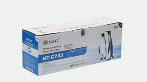 Фото: Сумісний картридж G&G for Canon LBP-2900/3000/HP LJ 1010/ 1015/1020/1022/LJ 3015/3030/M1005/M1319f Black (G&G-703) № 2 | KTC