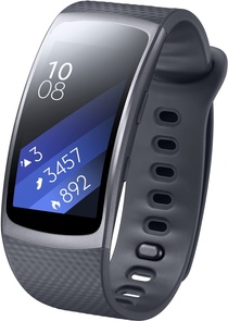 Фітнес браслет Samsung Gear Fit 2 темно-сірий