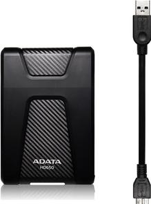 Зовнішній жорсткий диск A-Data HD650 1 ТБ чорний 