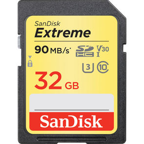 Карта пам'яті SanDisk Extreme SDHC 32 ГБ (SDSDXVE-032G-GNCIN) 