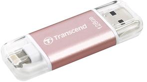 Флешка USB Transcend Go 300 128GB Rose Gold (TS128GJDG300R)