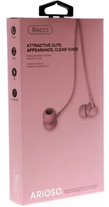 Фото: Навушники Recci REW-C01 Arioso Pink № 4 | KTC