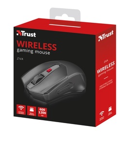 Миша Trust Ziva Wireless gaming Black (22205)