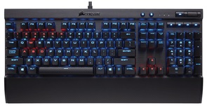 Клавіатура Corsair K70 LUX RGB Cherry MX RGB Red Black (CH-9101010-EU)