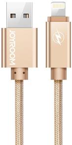 Кабель JoyRoom S-Q1L AM / Lightning 1m Gold (S-Q1L Gold)