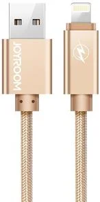Фото: Кабель JoyRoom S-Q1L AM / Lightning 1m Gold (S-Q1L Gold) № 3 | KTC