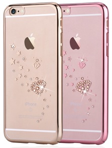 Чохол Devia for iPhone 6/6S - Crystal Starry Champagne Gold