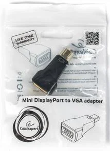 Фото: Перехідник Cablexpert MiniDP / VGA (A-mDPM-VGAF-01) № 3 | KTC