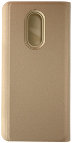 for Xiaomi redmi 5 - MIRROR View cover Gold