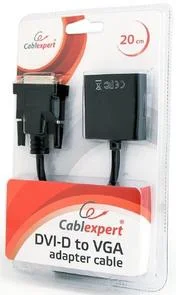 Фото: Перехідник Cablexpert DVI-D / VGA (AB-DVID-VGAF-01) № 2 | KTC