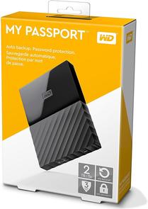 Зовнішній жорсткий диск Western Digital My Passport Thin 2TB WDBS4B0020BBK-WESN Black