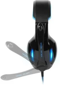 Фото: Гарнітура Sades SA-902 Snuk LED Black/Blue (SA-902 Black/Blue) № 3 | KTC