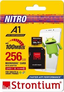 Карта пам'яті STRONTIUM Nitro A1 Micro SDXC 256GB SRN256GTFU3A1A