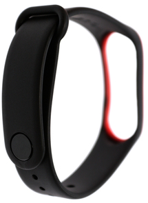 Ремінець Mijobs for Xiaomi Mi Band 3 - Black-Red