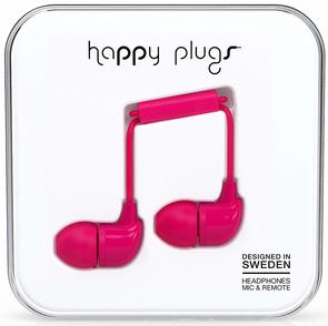 Гарнітура Happy Plugs Headphones In-Ear Cerise (7724)