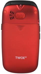 Мобільний телефон TWOE E181 Red (E181 DS Red)