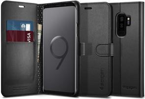 Чохол-книжка Spigen для Samsung Galaxy S9 Plus - Wallet S Black