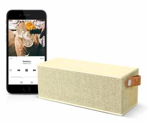 Фото: Портативна колонка Fresh 'N Rebel Rockbox Brick Fabriq Edition Bluetooth Buttercup (1RB3000BC) № 3 | KTC