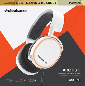 Гарнітура SteelSeries Arctis 5 2019 White (61507)