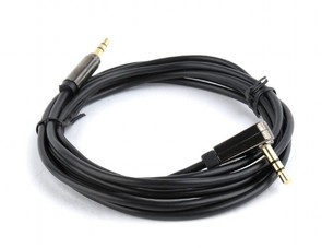  Кабель Cablexpert Jack 3.5mm 90 / 3.5mm 1m Black (CCAP-444L-1M)