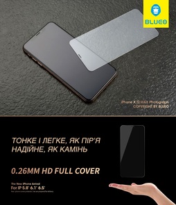 Захисне скло Blueo for iPhone X Clear