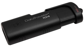 Флешка USB Kingston DataTraveler 104 16GB DT104/16GB Black