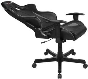 Крісло ігрове DXRacer Formula OH/FE57/NG Vinil+PU шкіра, Al основа, Black/Grey